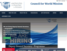 Tablet Screenshot of cwmission.org